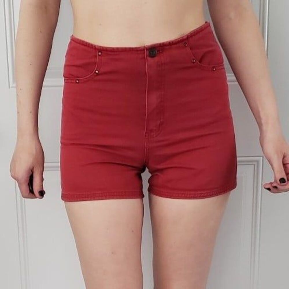 Y2K Mary Kate‎ and Ashley Red Cotton Shorts